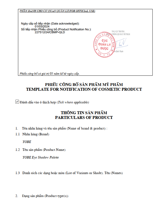 Phấn mắt YOBE Eye Shadow Palette