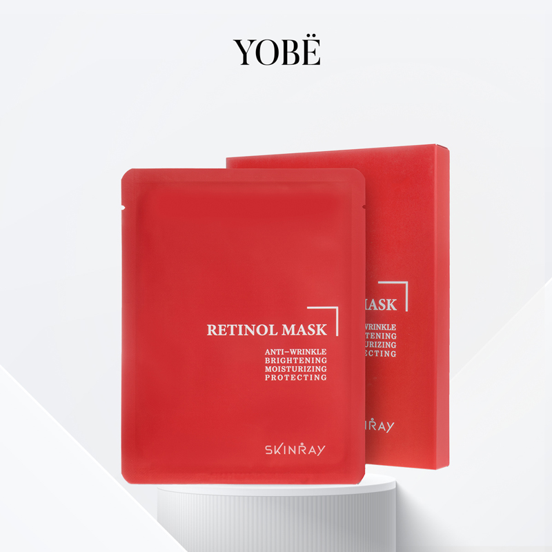Mặt Nạ Retinol Tái Tạo Dưỡng Sáng Da Skinray (5 miếng/hộp)